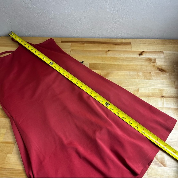 NEW Girlfriend Collective Naomi Active Workout Dress Shorts Lava Red Size Large - Picture 10 of 11
